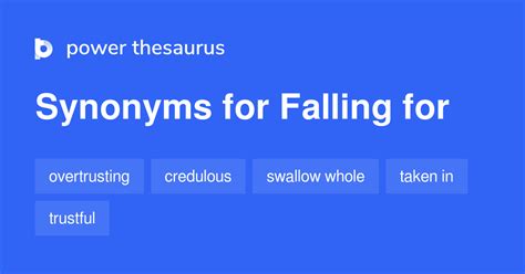 synonym for falling